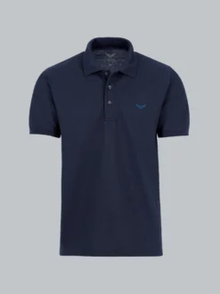 Poloshirt in Piqué-Qualität Navy