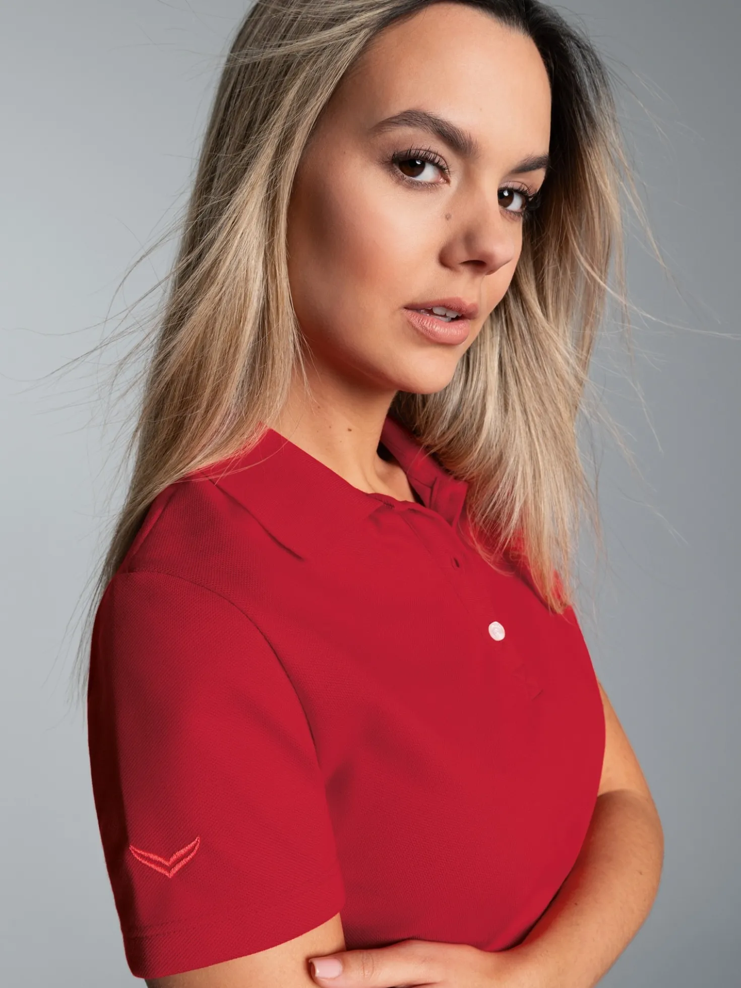 Poloshirt Kirsch