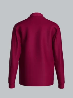 Poloshirt mit Brusttasche Sangria