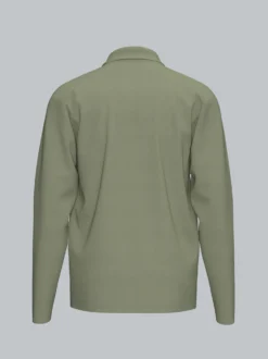 Poloshirt mit Brusttasche Salbei