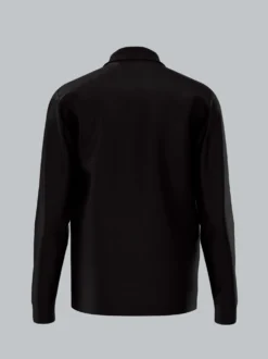 Poloshirt mit Brusttasche Schwarz