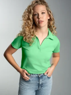 Poloshirt ohne Knopfleiste