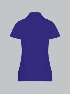 Poloshirt ohne Knopfleiste Enzian