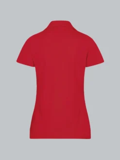 Poloshirt ohne Knopfleiste Kirsch