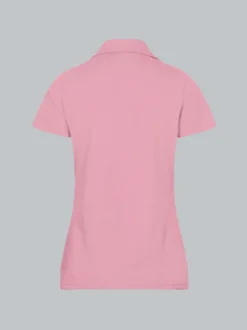 Poloshirt ohne Knopfleiste Lilie