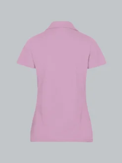 Poloshirt ohne Knopfleiste Orchidee