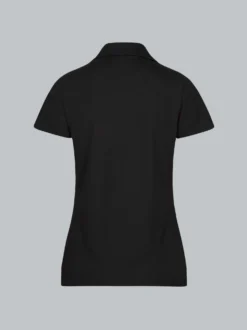 Poloshirt ohne Knopfleiste Schwarz