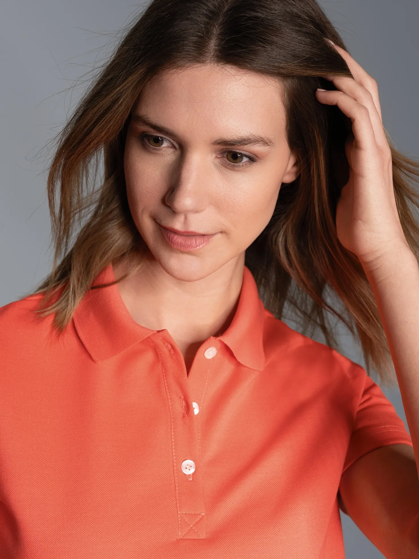 Poloshirt Peach