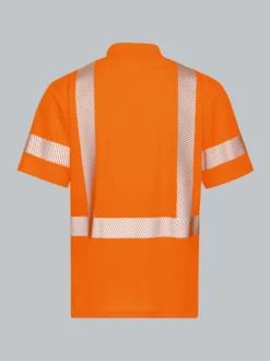 Poloshirt Warnschutzkleidung Leuchtorange