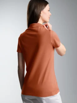 Poloshirt Zimt