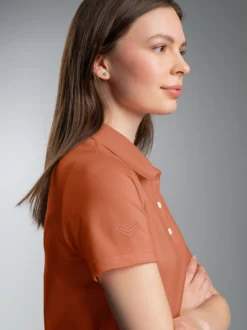 Poloshirt Zimt