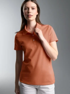 Poloshirt Zimt