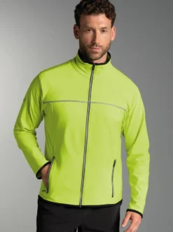 Praktische Sportjacke aus Microfaser Lemon