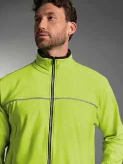 Praktische Sportjacke aus Microfaser Lemon