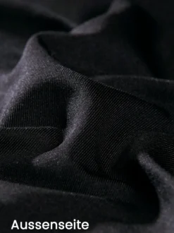 Praktische Sportjacke aus Microfaser Schwarz