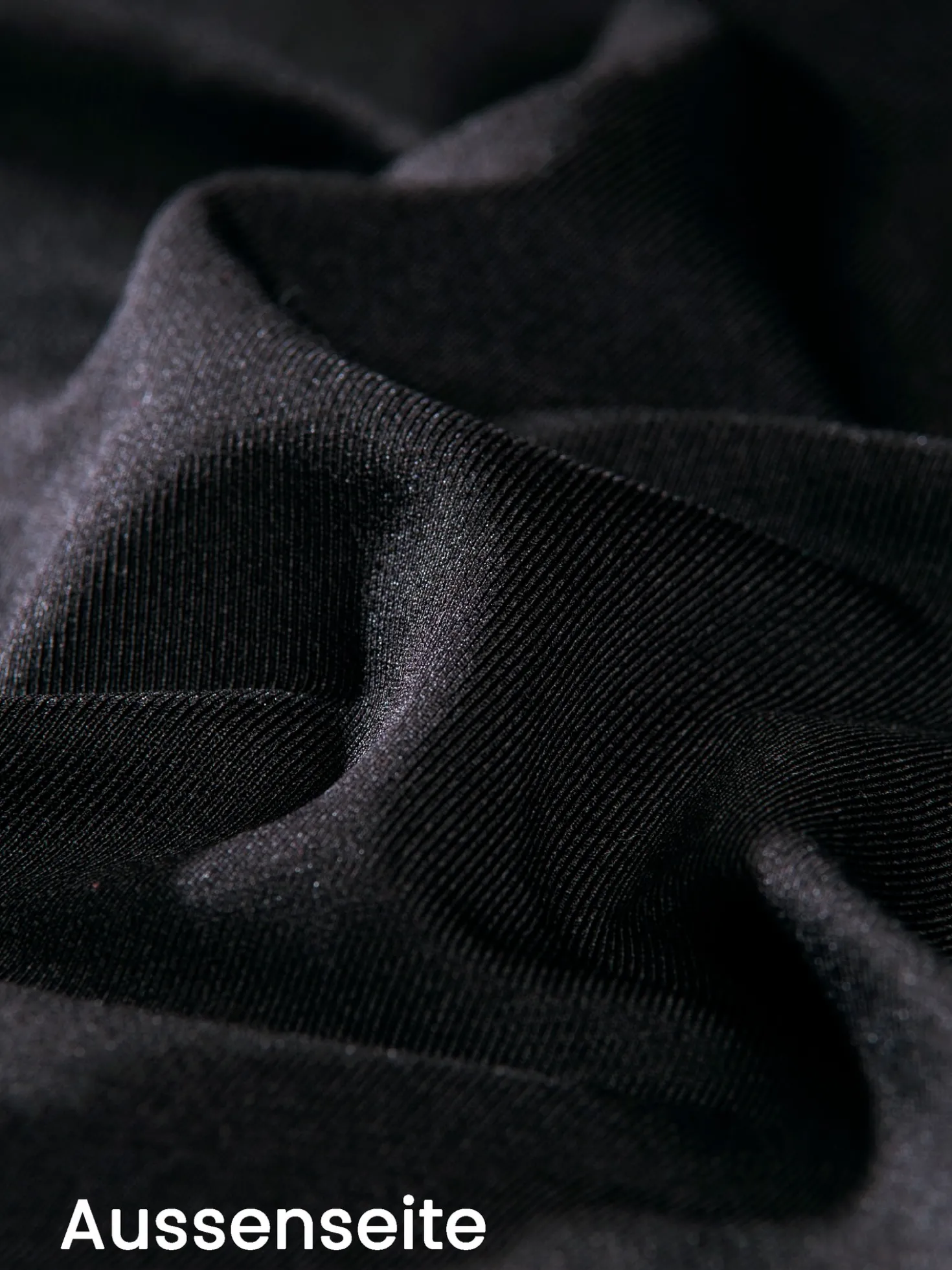 Praktische Sportjacke aus Microfaser Schwarz