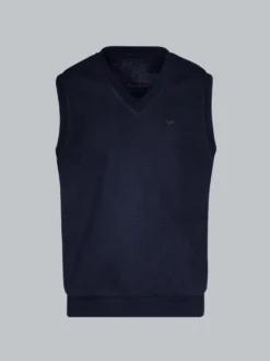 Pullunder in Waffeloptik Navy