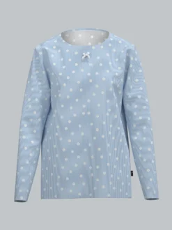Pyjama Oberteil mit Allover "Punkt" Muster Horizont