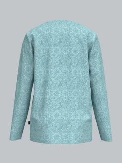 Pyjama Oberteil mit Ornamentmuster Gletscher