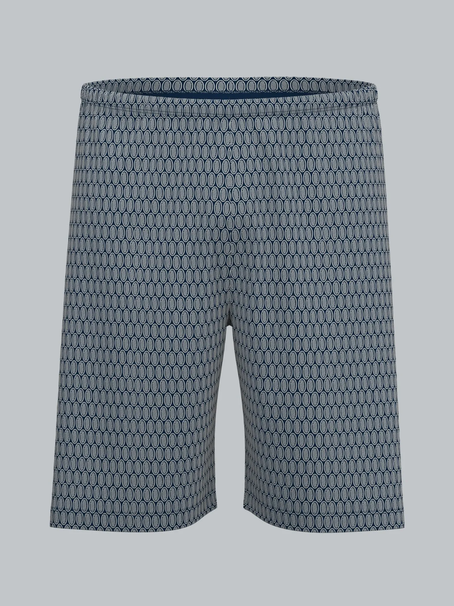 Pyjama Short mit modischem Allover-Muster Night-blue