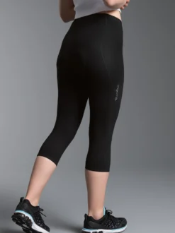 3/4 Radlerhose Schwarz