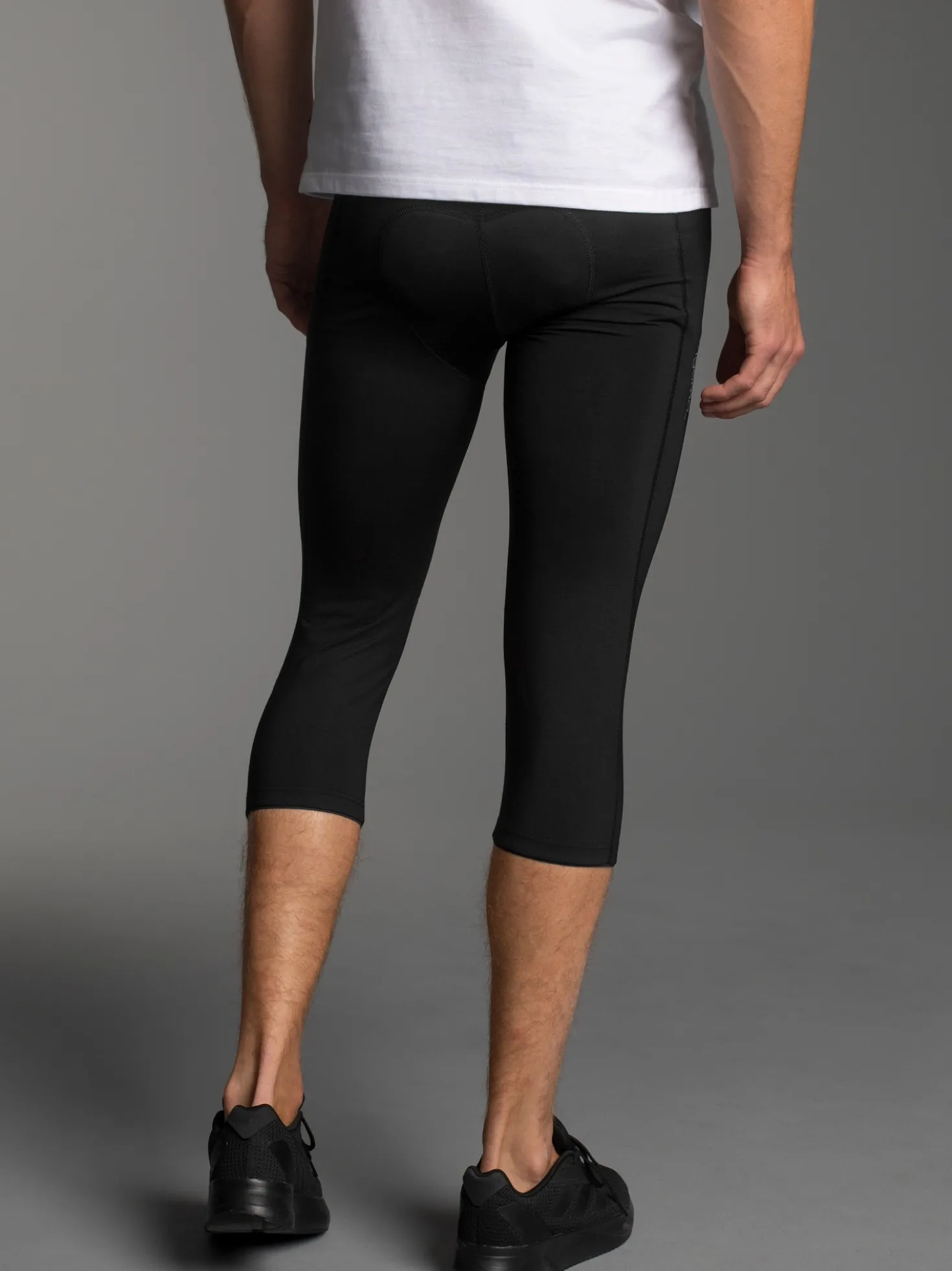 3/4 Radlerhose Schwarz