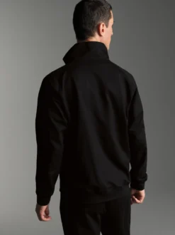 Raglanjacke aus Sweat-Qualität Schwarz