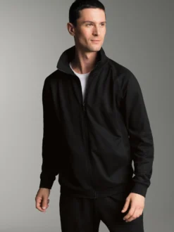 Raglanjacke aus Sweat-Qualität Schwarz