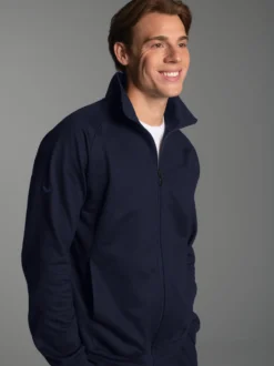 Raglanjacke aus Sweat-Qualität Navy