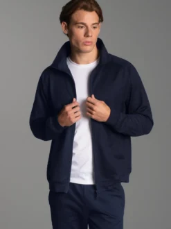 Raglanjacke aus Sweat-Qualität Navy