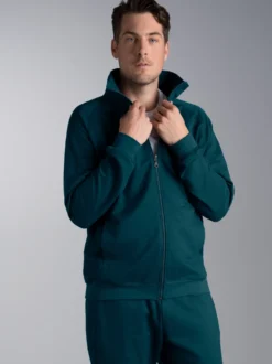 Raglanjacke aus Sweat-Qualität Saphir