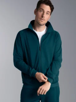Raglanjacke aus Sweat-Qualität Saphir