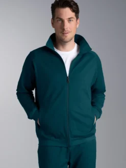 Raglanjacke aus Sweat-Qualität Saphir
