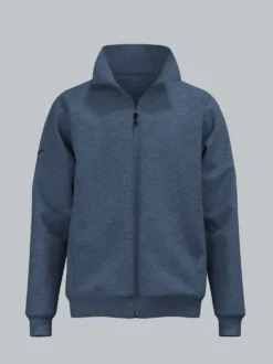 Raglanjacke aus Sweat-Qualität Nightblue-melange