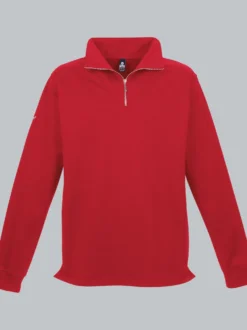 Reißverschluss-Sweater Kirsch