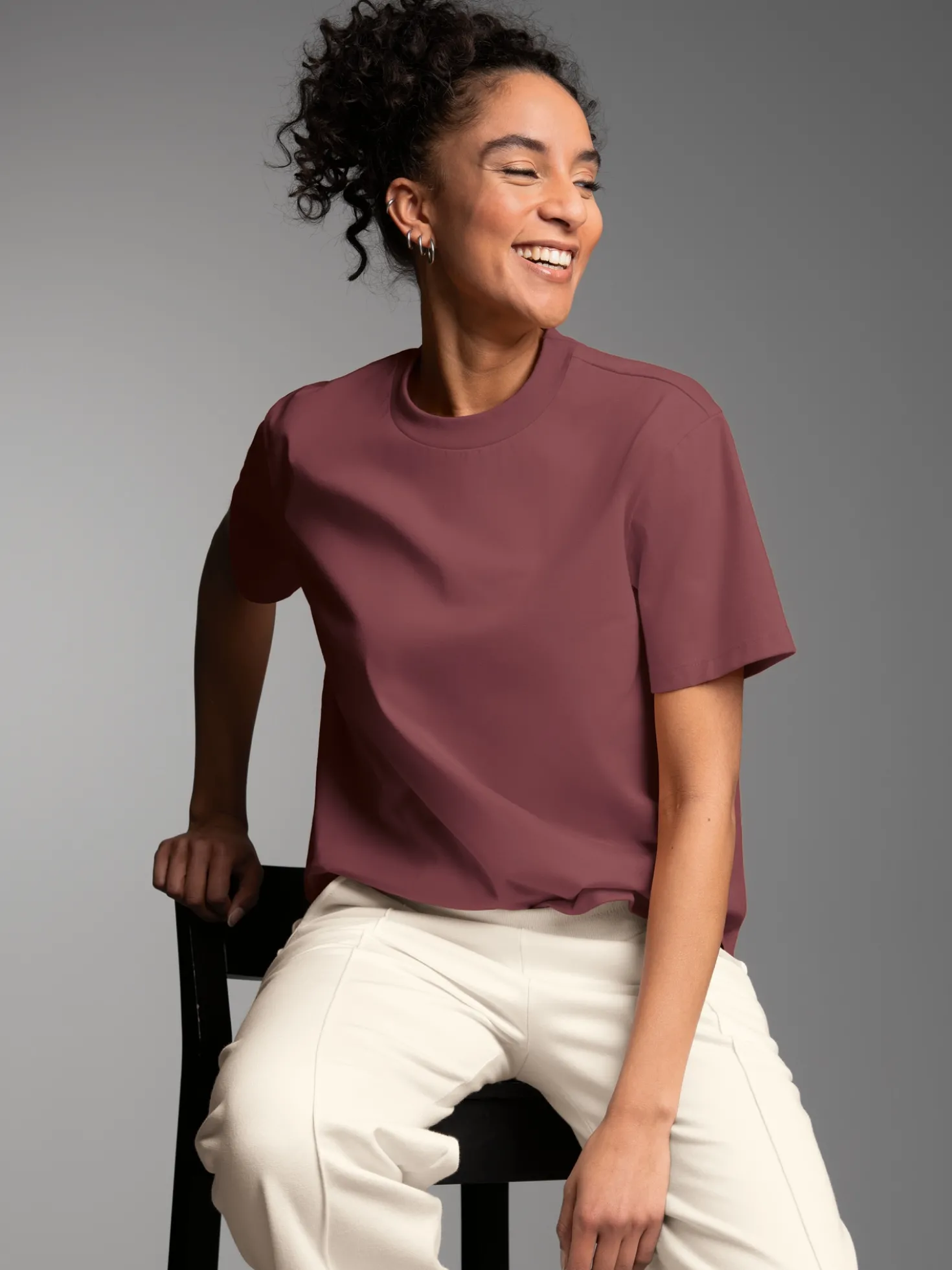 Relaxed Fit T-ShirtMahagoni