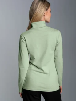 Rollkragenshirt Green tea