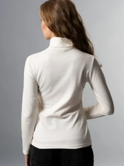 Rollkragenshirt Natur