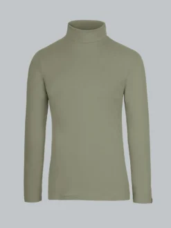 Rollkragenshirt Salbei