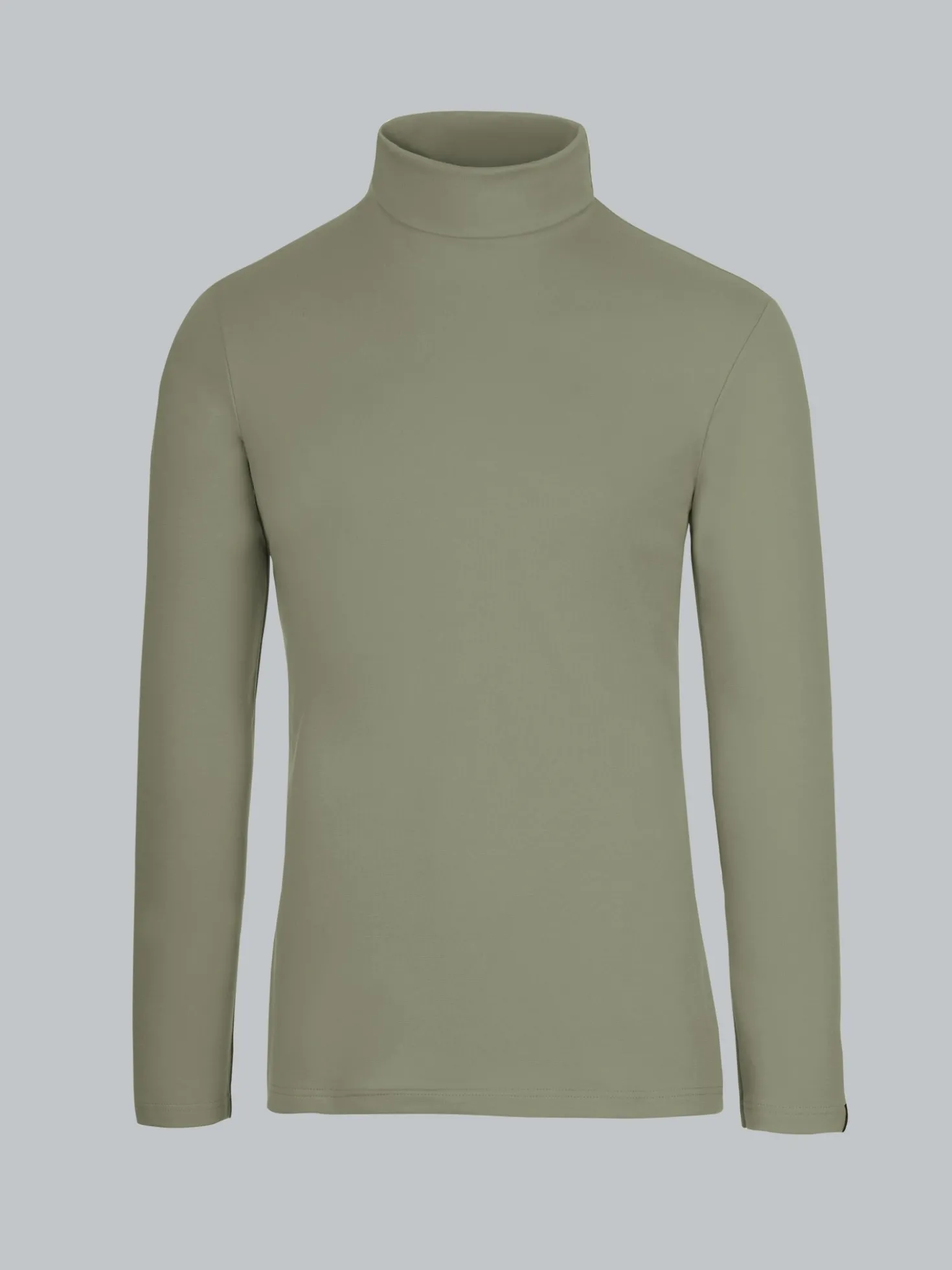Rollkragenshirt Salbei
