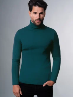 Rollkragenshirt Saphir