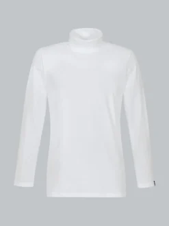 Rollkragenshirt Weiss