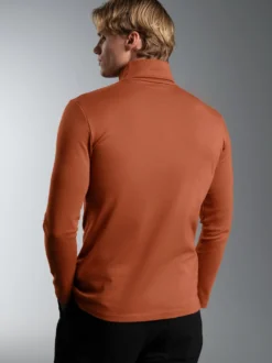 Rollkragenshirt Zimt