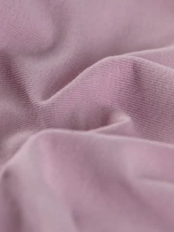 Rundhalsshirt aus Viskose Orchidee