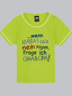 Shirt Feinripp Oma & Opa Lemon