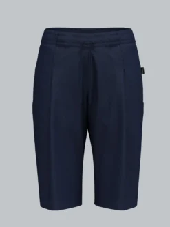 Shorts in Piqué-Qualität mit modischen Falten Navy