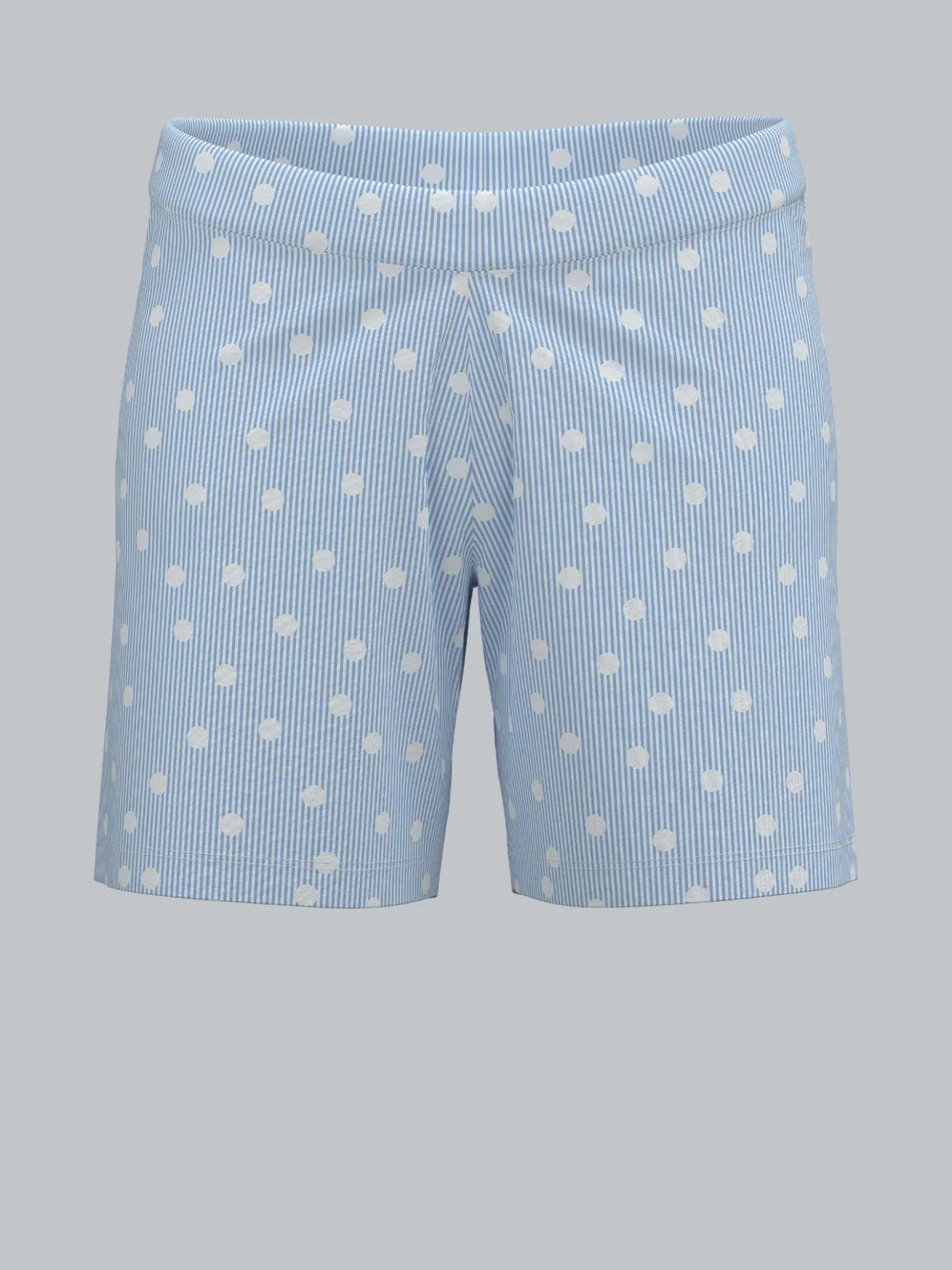 Shorts mit Allover "Punkt" Muster Horizont