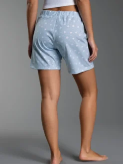 Shorts mit Allover "Punkt" Muster Horizont
