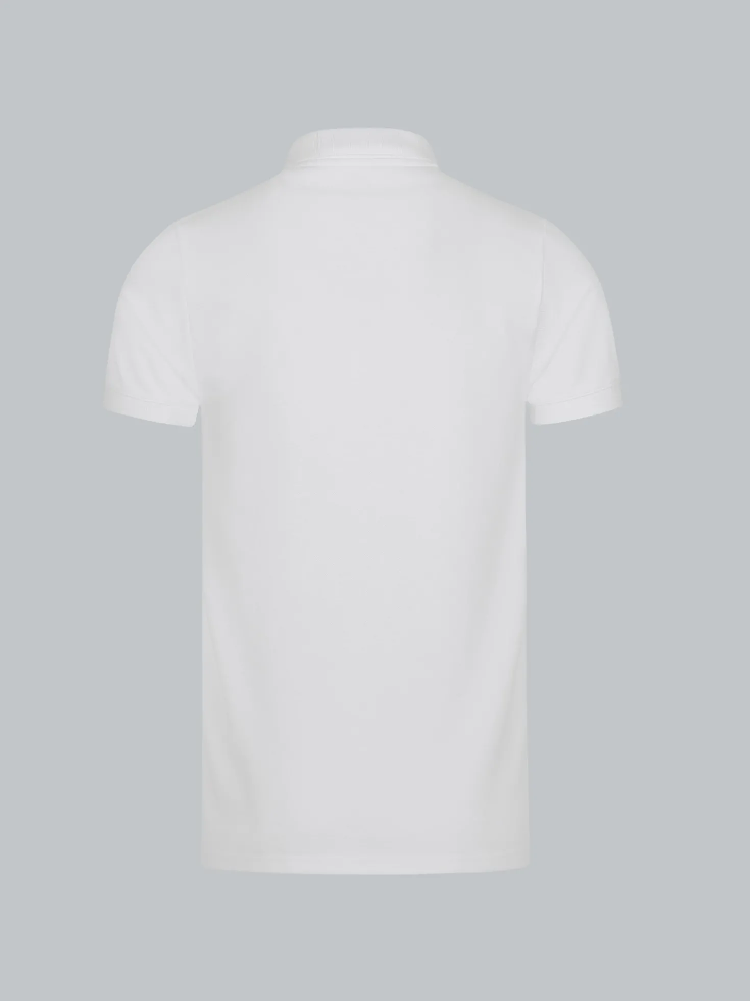 Slim Fit Poloshirt aus DELUXE-Piqué Weiss