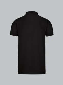 Slim Fit Poloshirt aus DELUXE-Piqué Schwarz